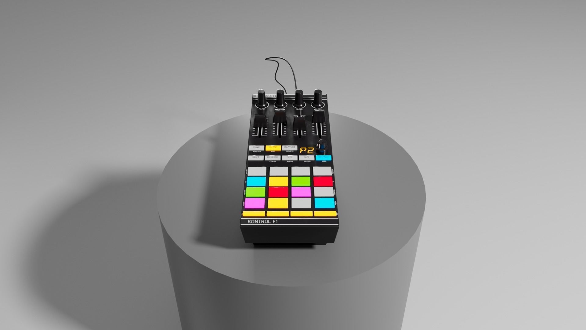 KONTROL F1 DJ MAYA 3D Model 3D model_4