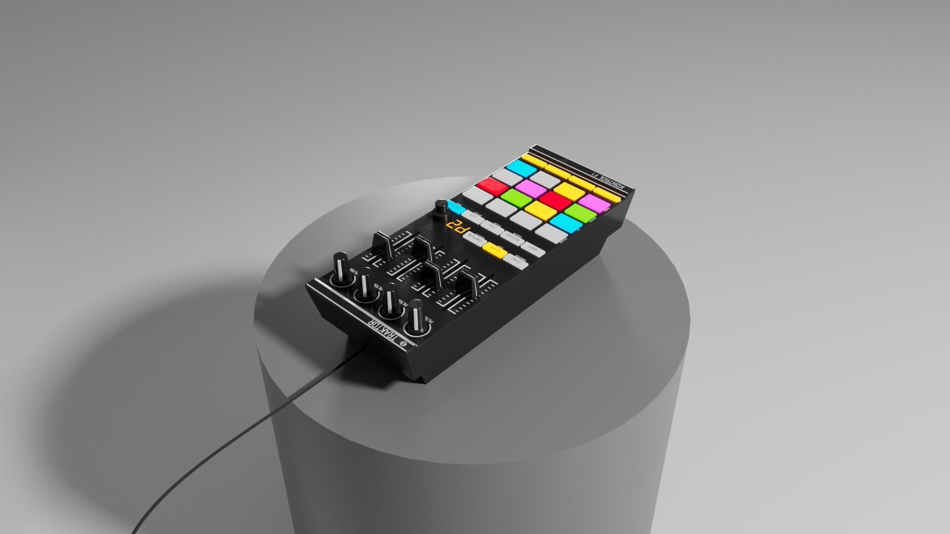 KONTROL F1 DJ MAYA 3D Model 3D model_2