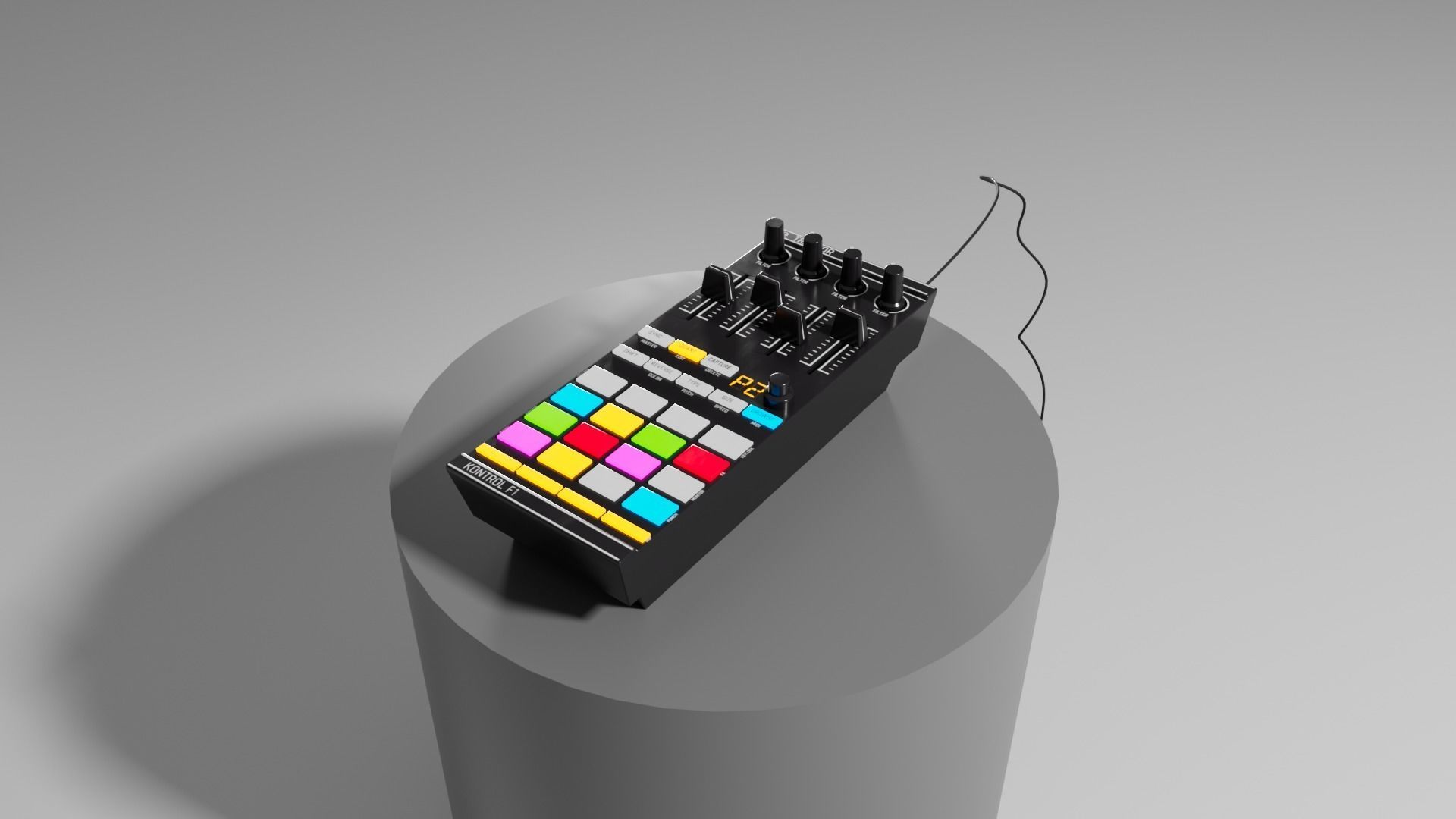 KONTROL F1 DJ MAYA 3D Model 3D model_5