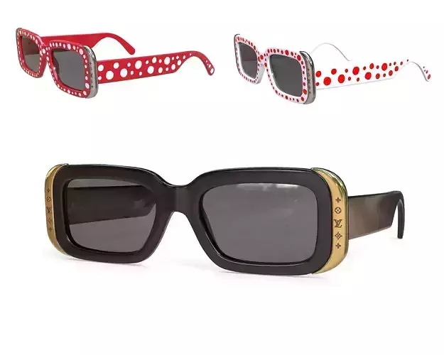 Louis Vuitton LV Moon Rectangular Sunglasses