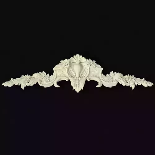 Central decor ornament for furniture