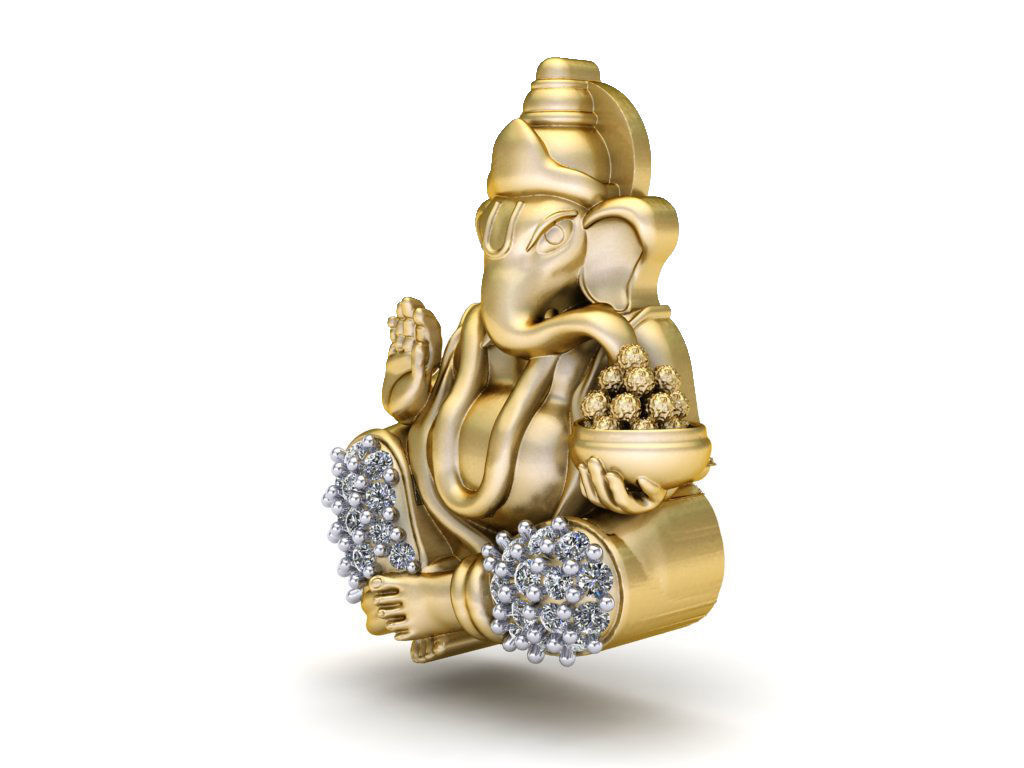 The Ganeshji - Murti 3D print model_2