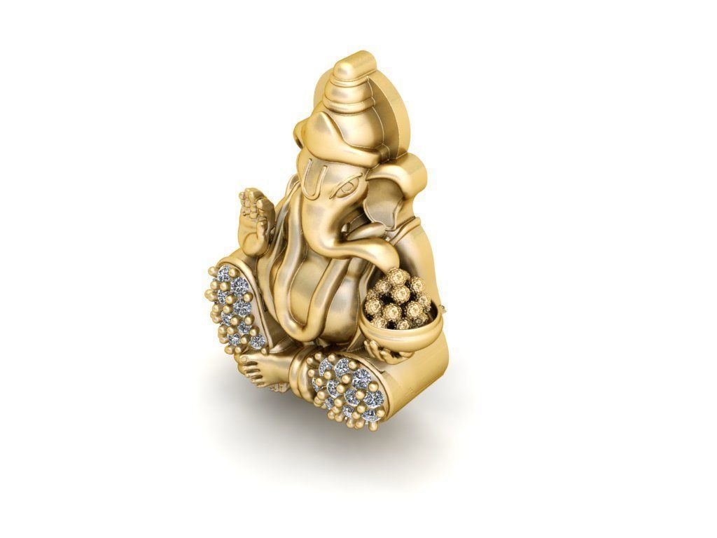 The Ganeshji - Murti 3D print model_3