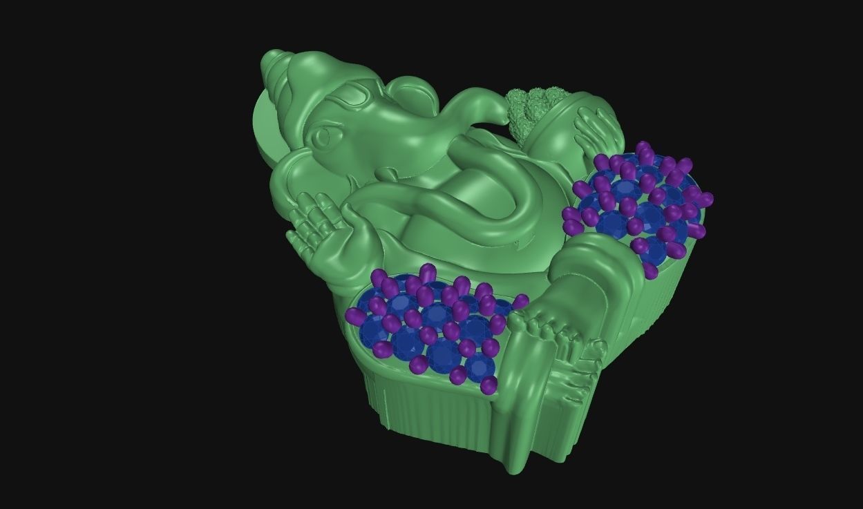 The Ganeshji - Murti 3D print model_9