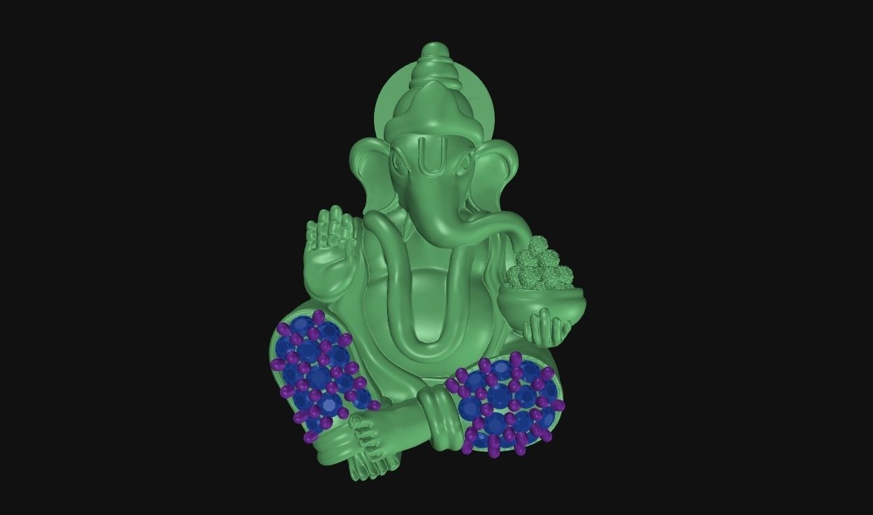 The Ganeshji - Murti 3D print model_7