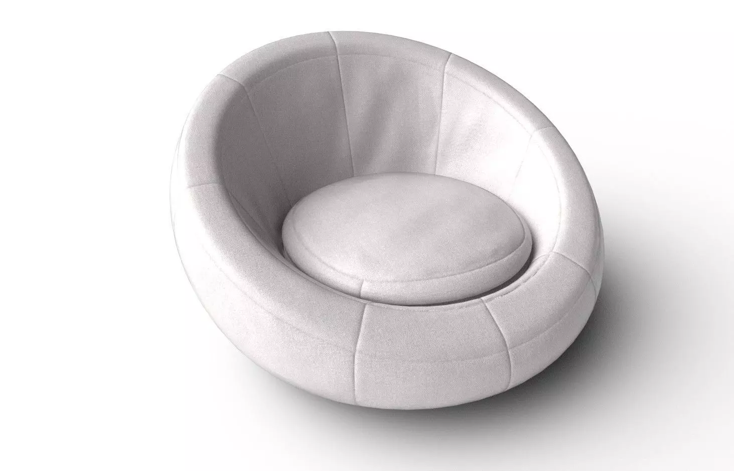 BeanBag Chair 01 Low-poly 3D model_0