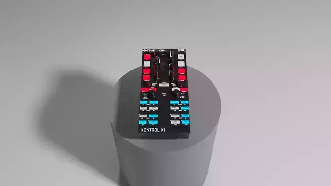 TRAKTOR KONTROL X1 DJ Music MAYA Model 3D