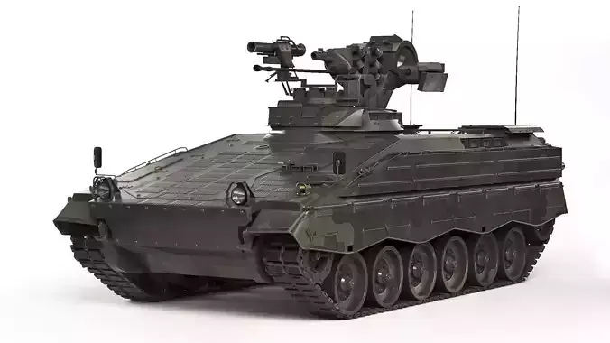 BMP Marder 1A3 1989 3D model