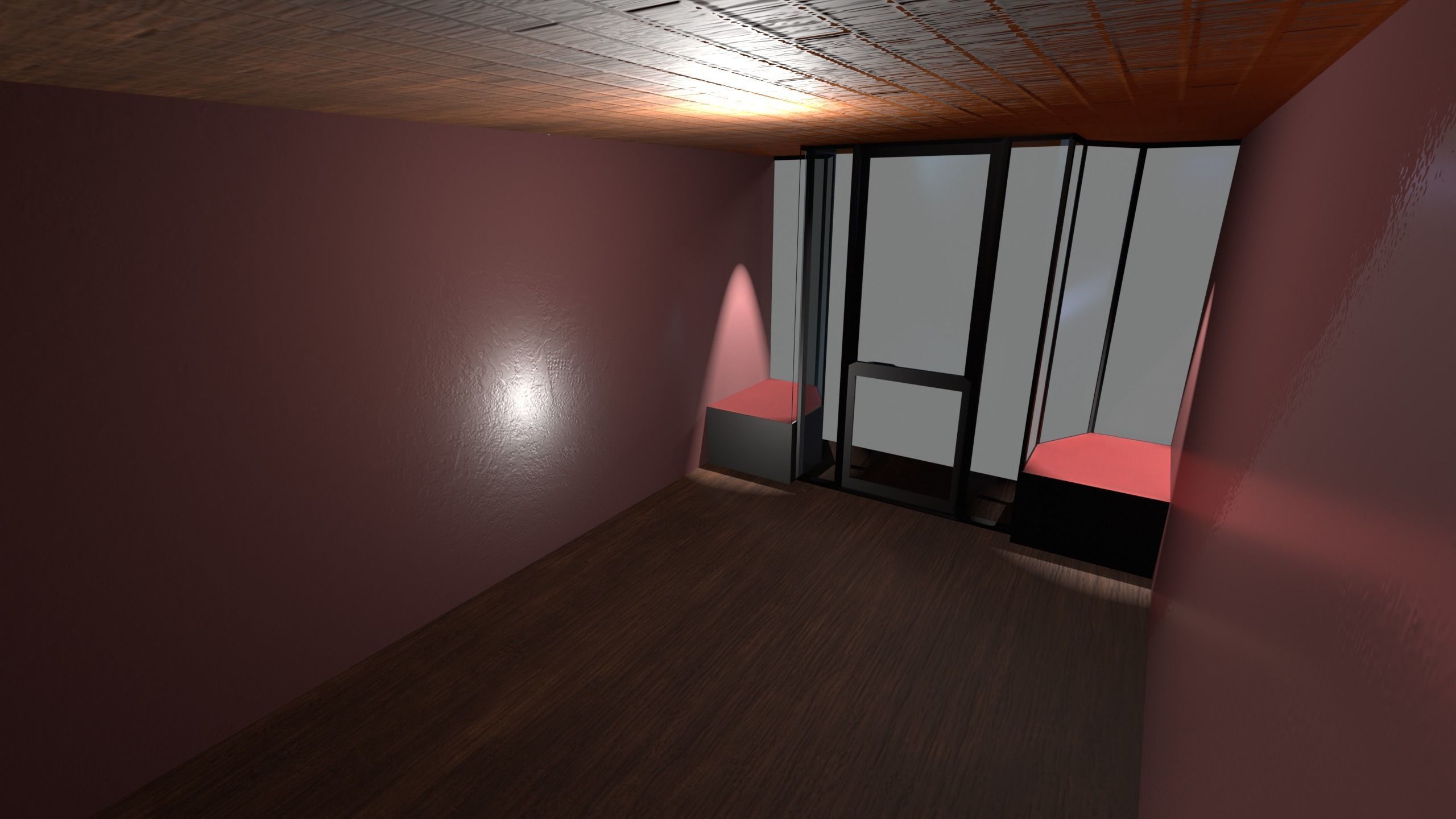 store concrete block Low-poly 3D model_11