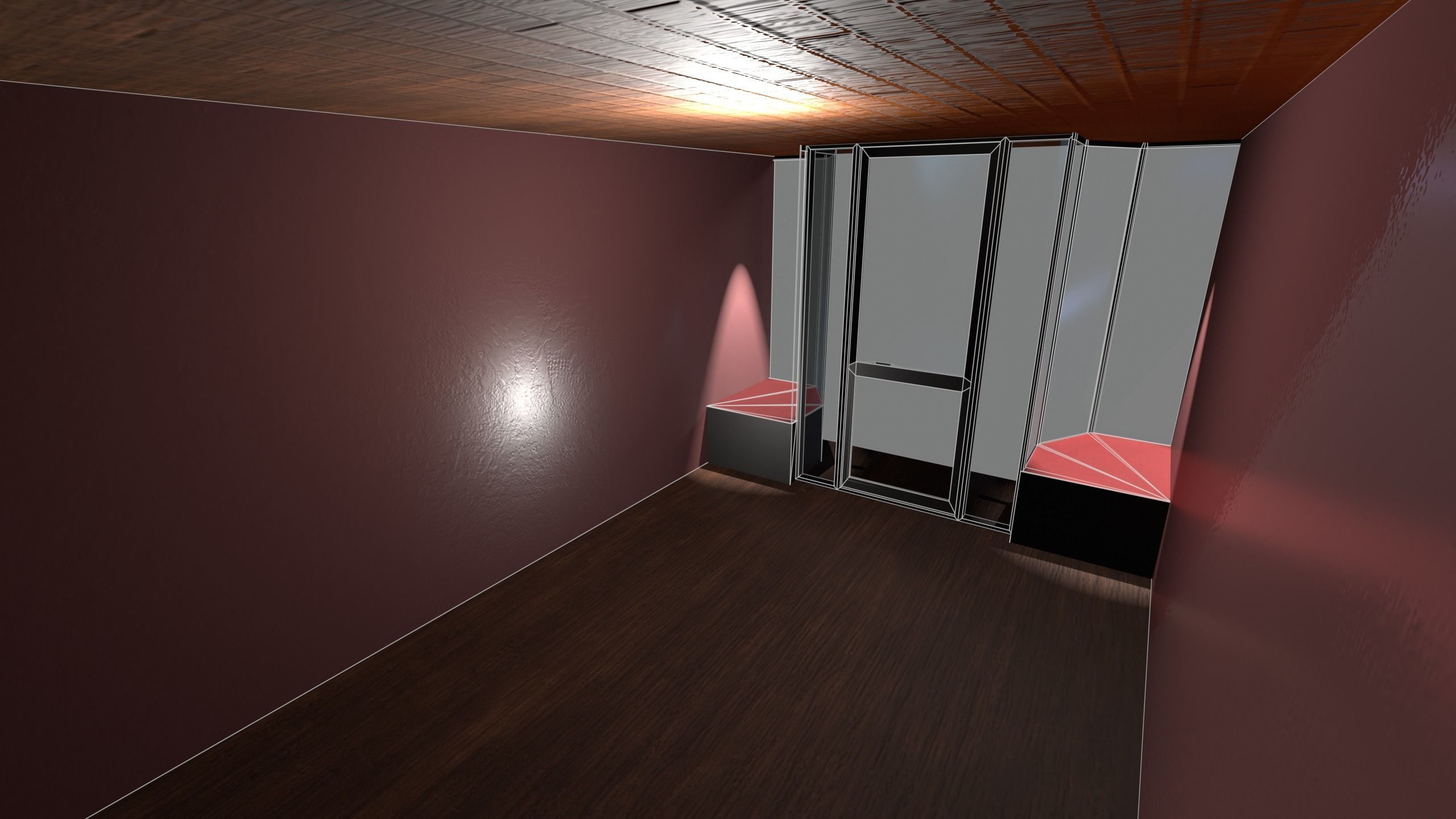 store concrete block Low-poly 3D model_12