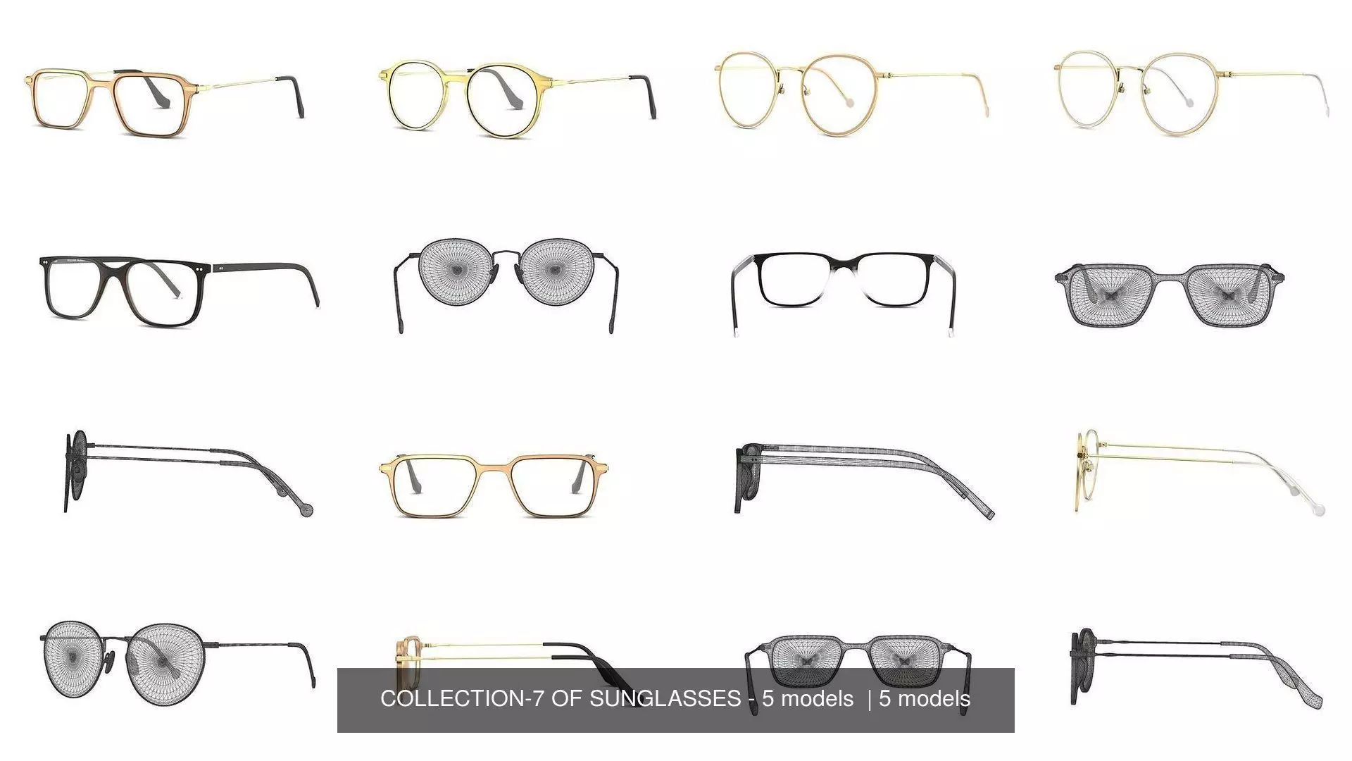 COLLECTION-7 OF SUNGLASSES - 5 models _0