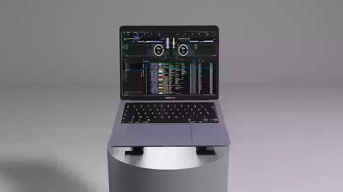 Mackbook Pro MAYA 3D Model