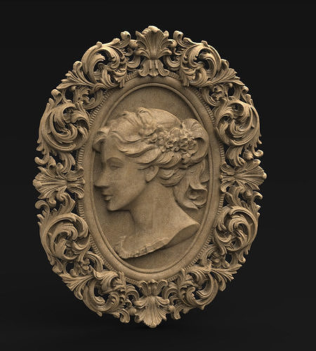 Cameo vintage  printable 3D print model