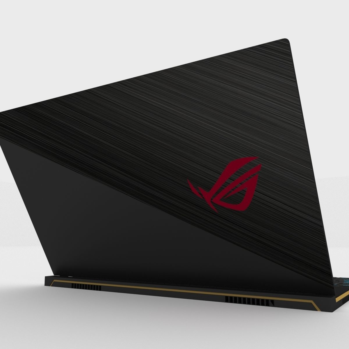 Asus Rog Zephyrus S Laptop Low-poly 3D model_4