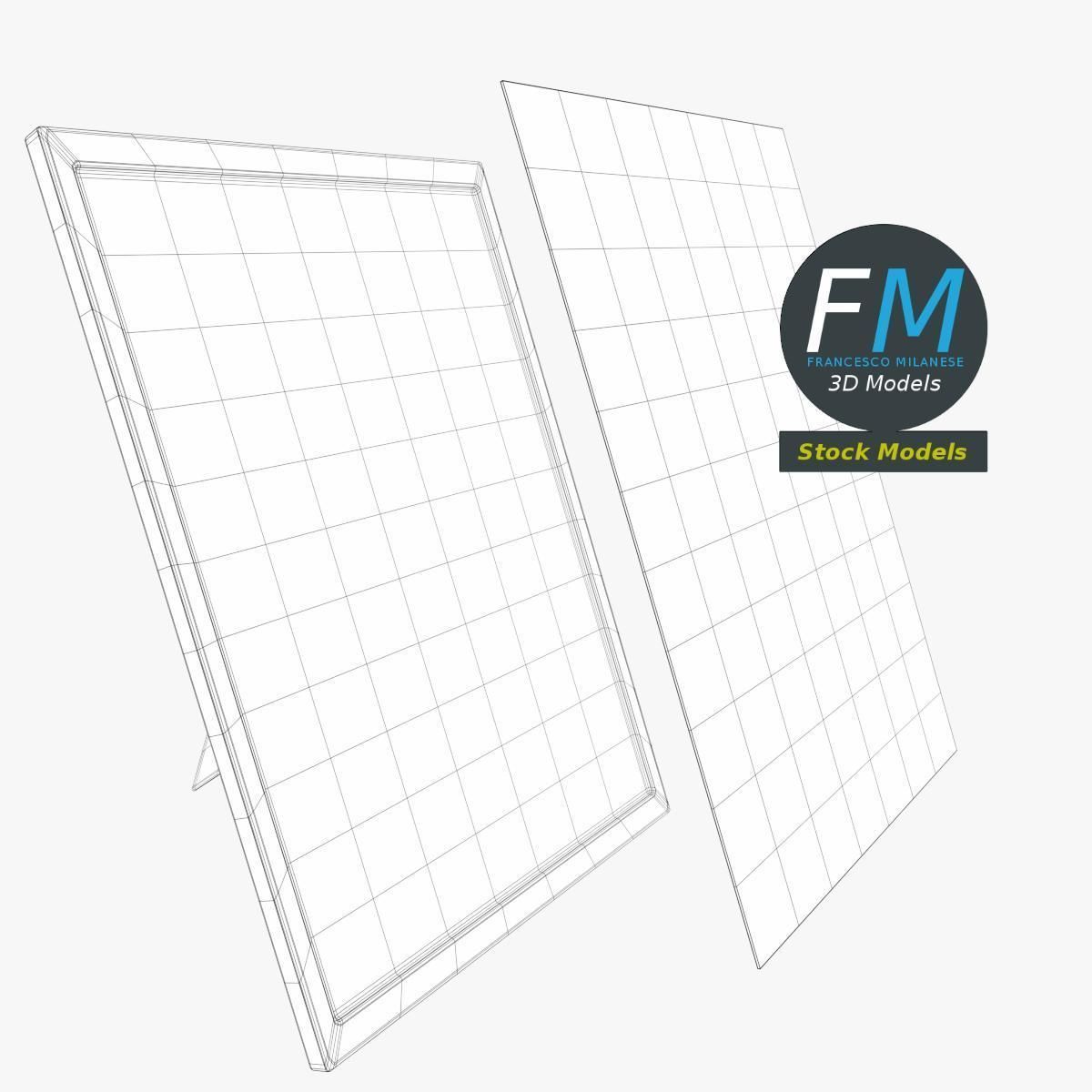 Desktop picture frame 3D model_7
