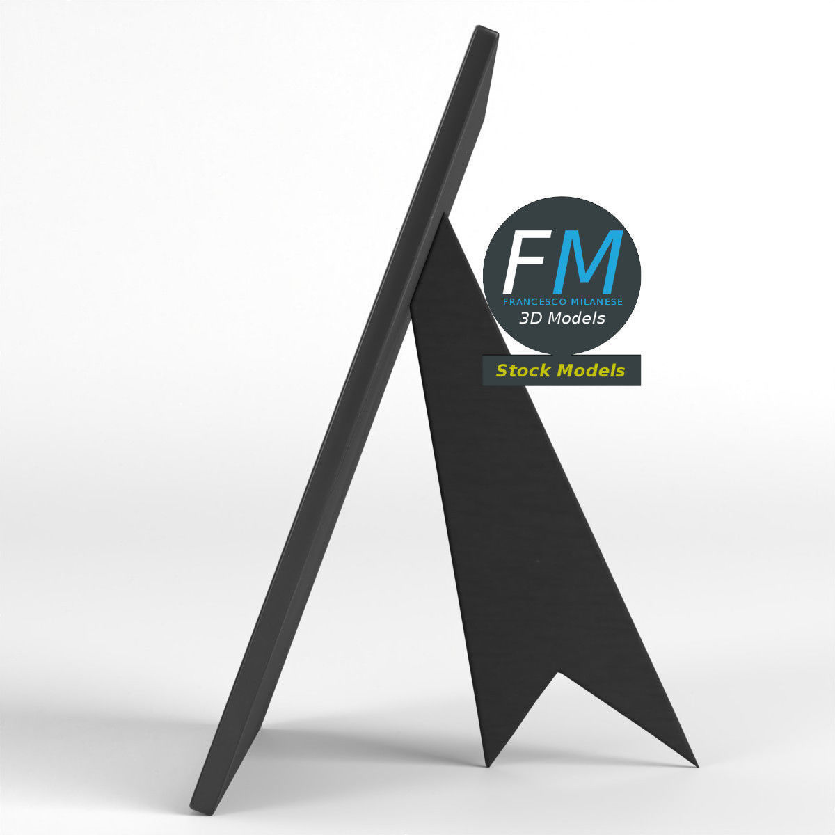 Desktop picture frame 3D model_3