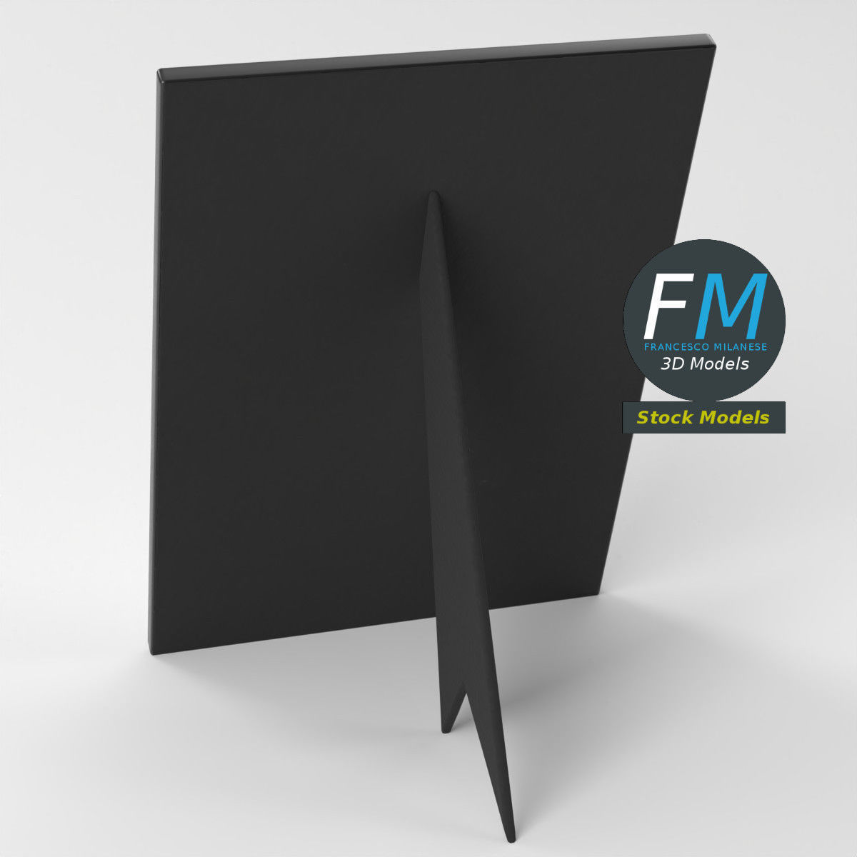 Desktop picture frame 3D model_5