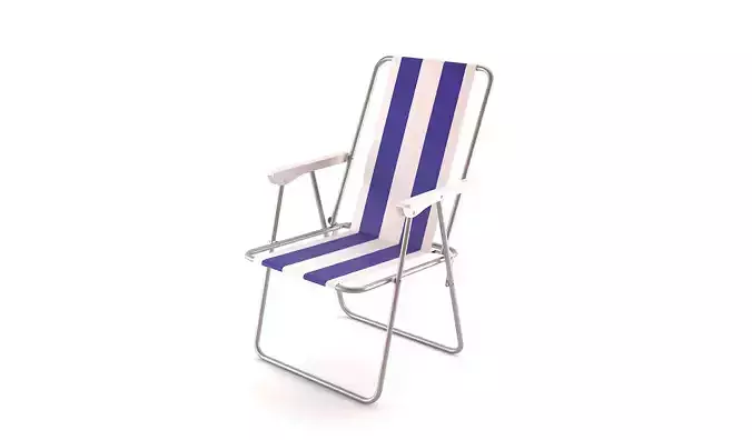 Camping Chair foldable 3D model