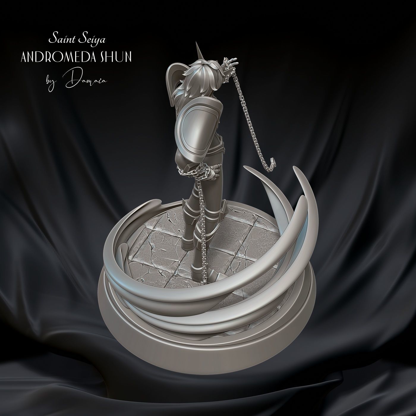 Saint Seiya - Andromeda Shun 3D print model_8