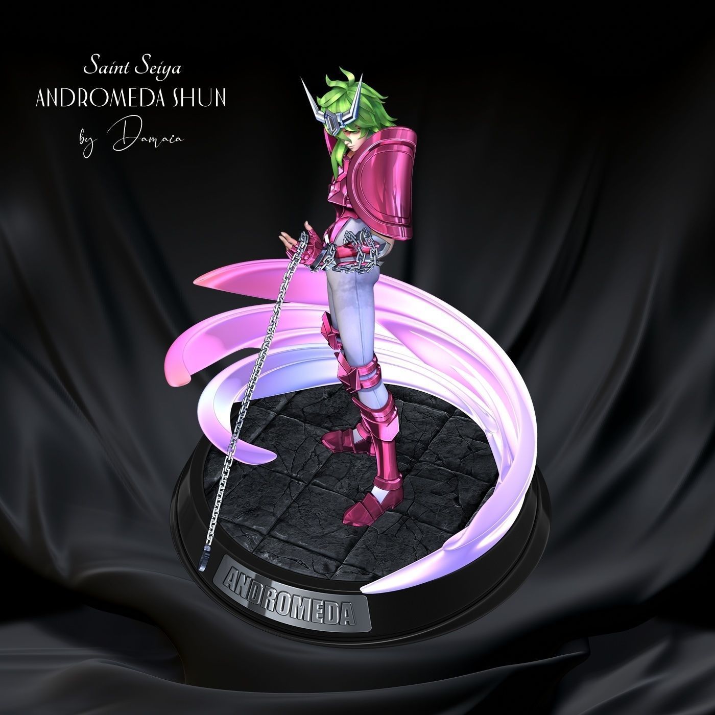 Saint Seiya - Andromeda Shun 3D print model_5