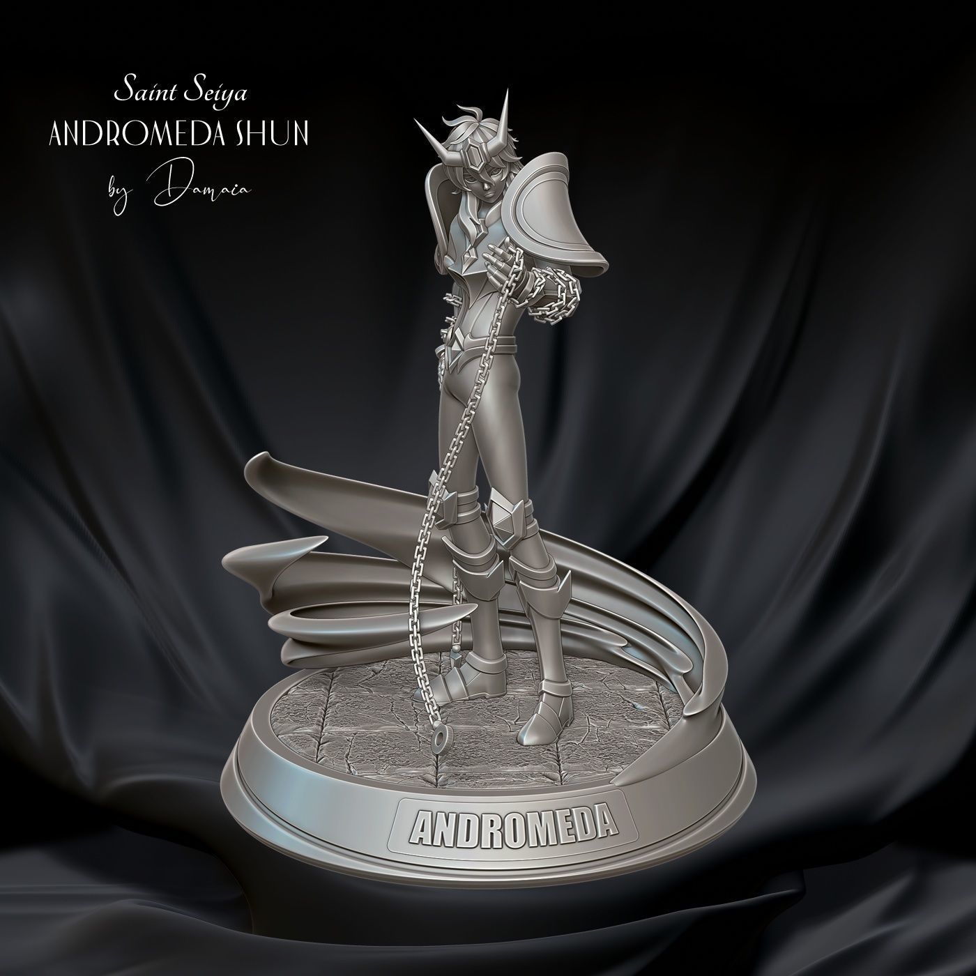Saint Seiya - Andromeda Shun 3D print model_1