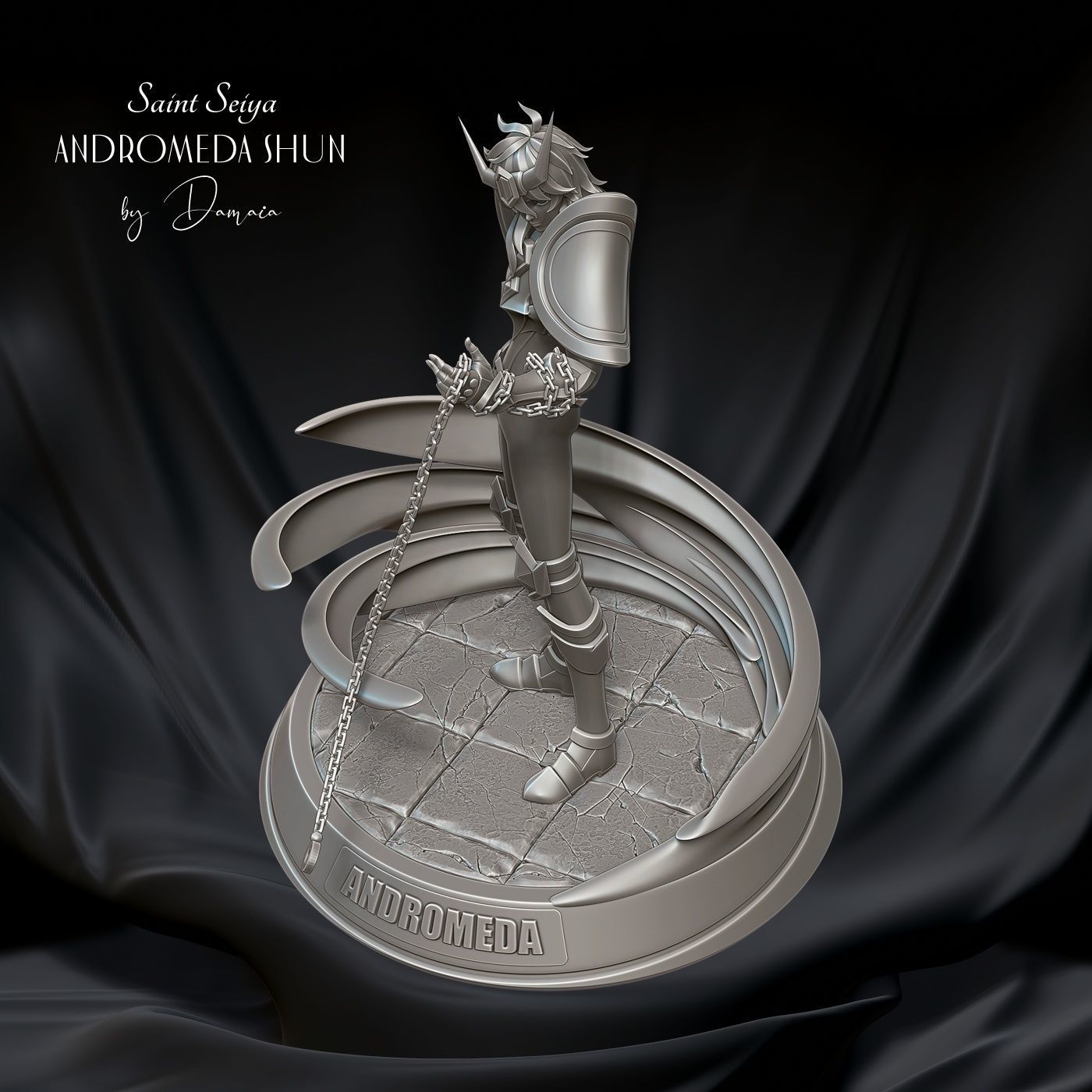 Saint Seiya - Andromeda Shun 3D print model_6