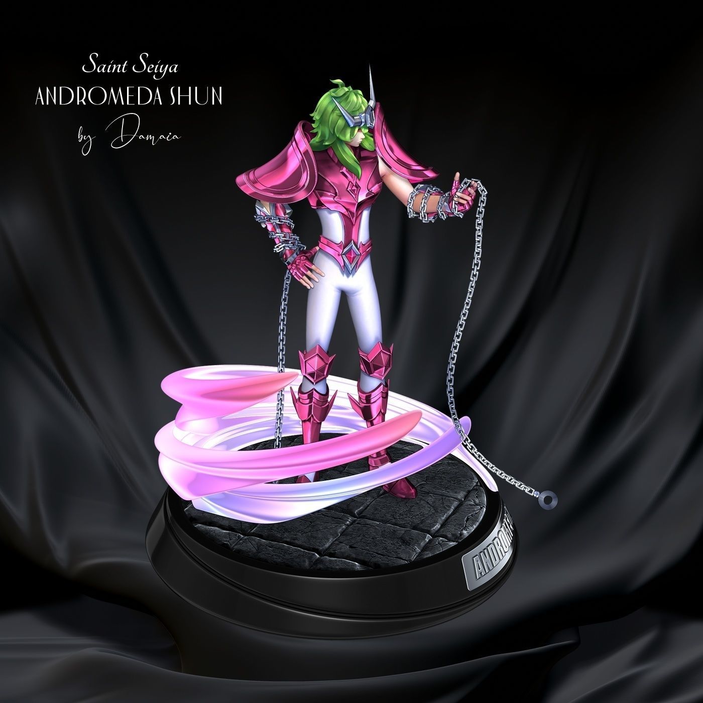 Saint Seiya - Andromeda Shun 3D print model_3
