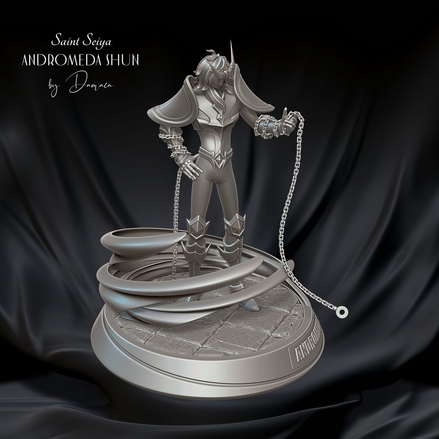 Saint Seiya - Andromeda Shun 3D print model_4