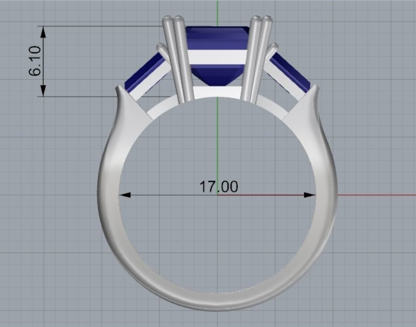beautiful ring 3D print model_4