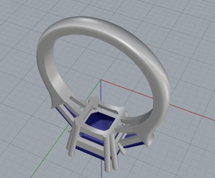 beautiful ring 3D print model_8
