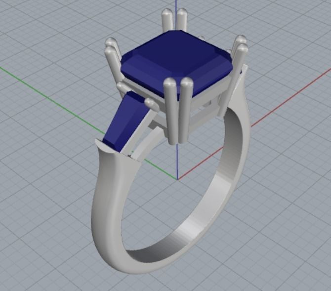 beautiful ring 3D print model_7
