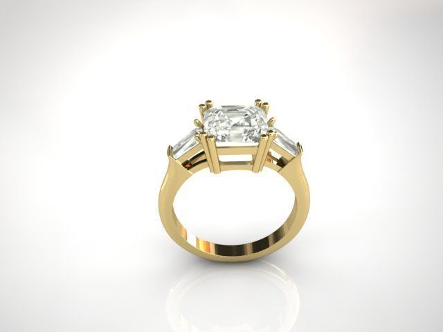 beautiful ring 3D print model_2