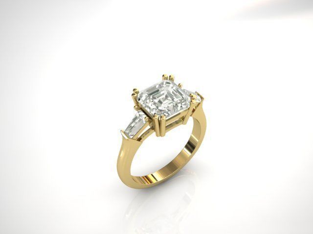 beautiful ring 3D print model_1