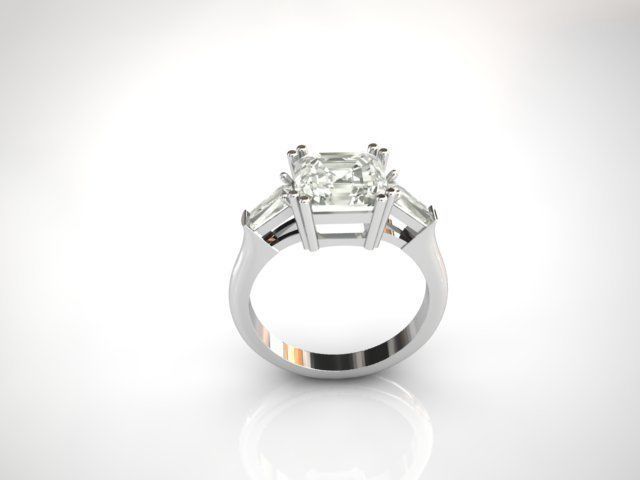 beautiful ring 3D print model_3