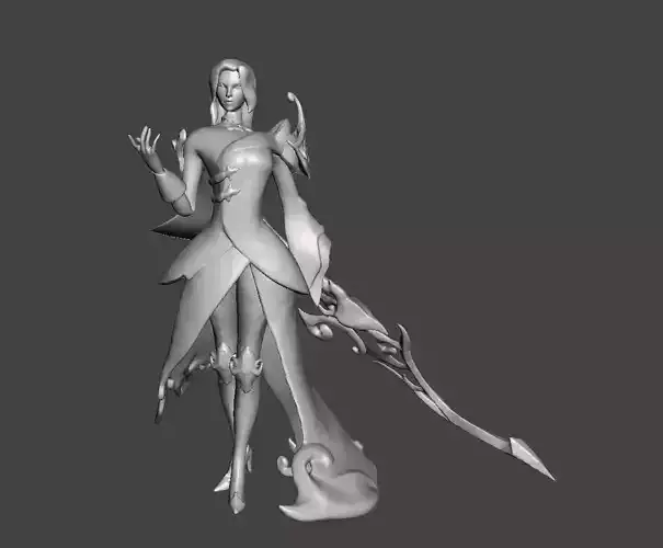 Winterblessed Diana 3D Model
