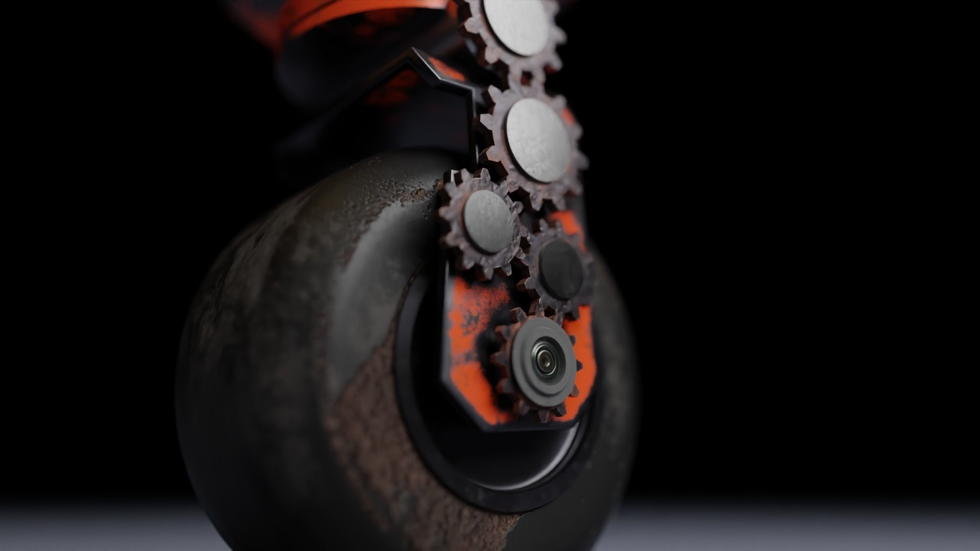 ROX-49 Low Poly Robot 3D Model 3D model_8