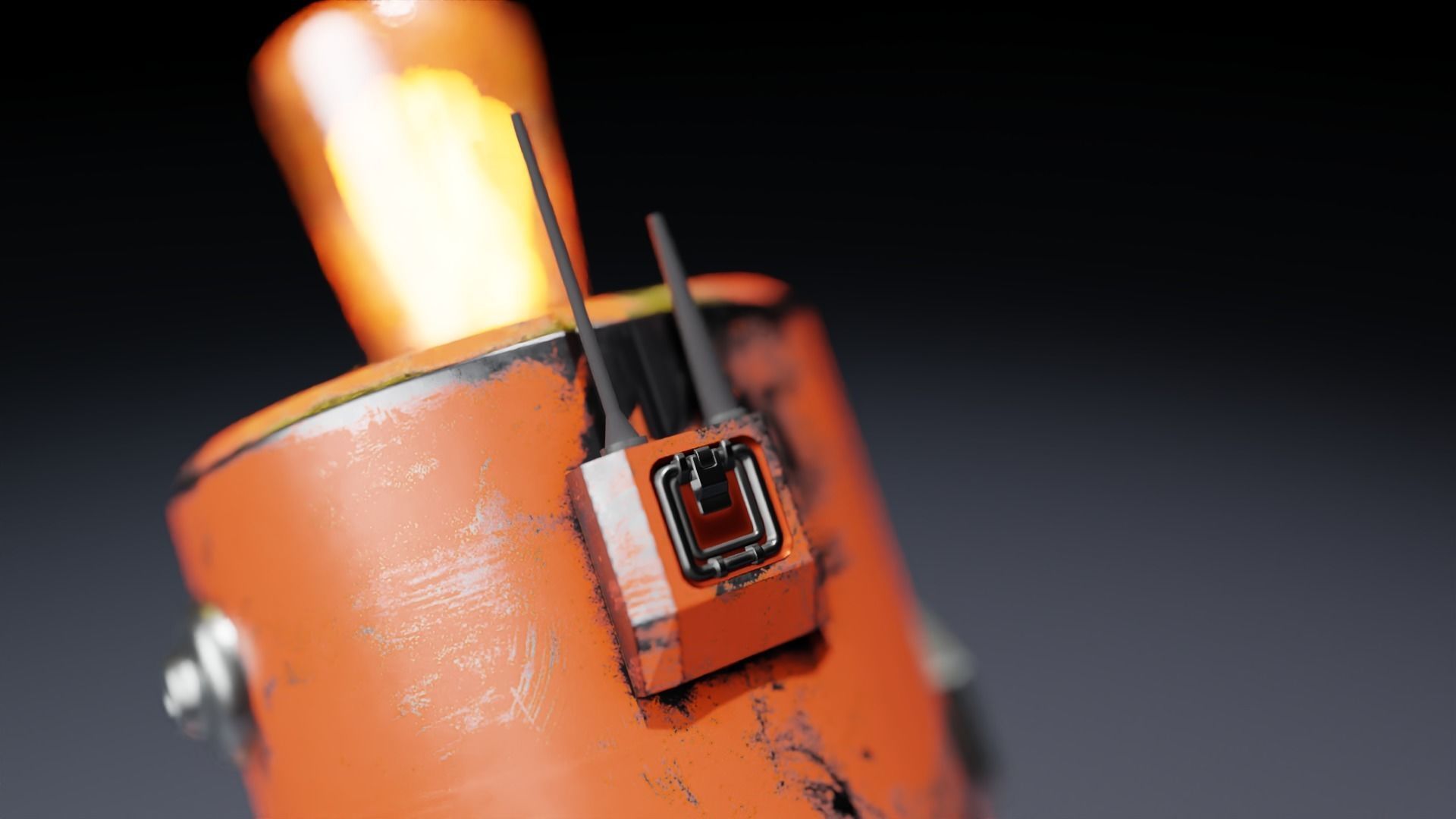 ROX-49 Low Poly Robot 3D Model 3D model_11