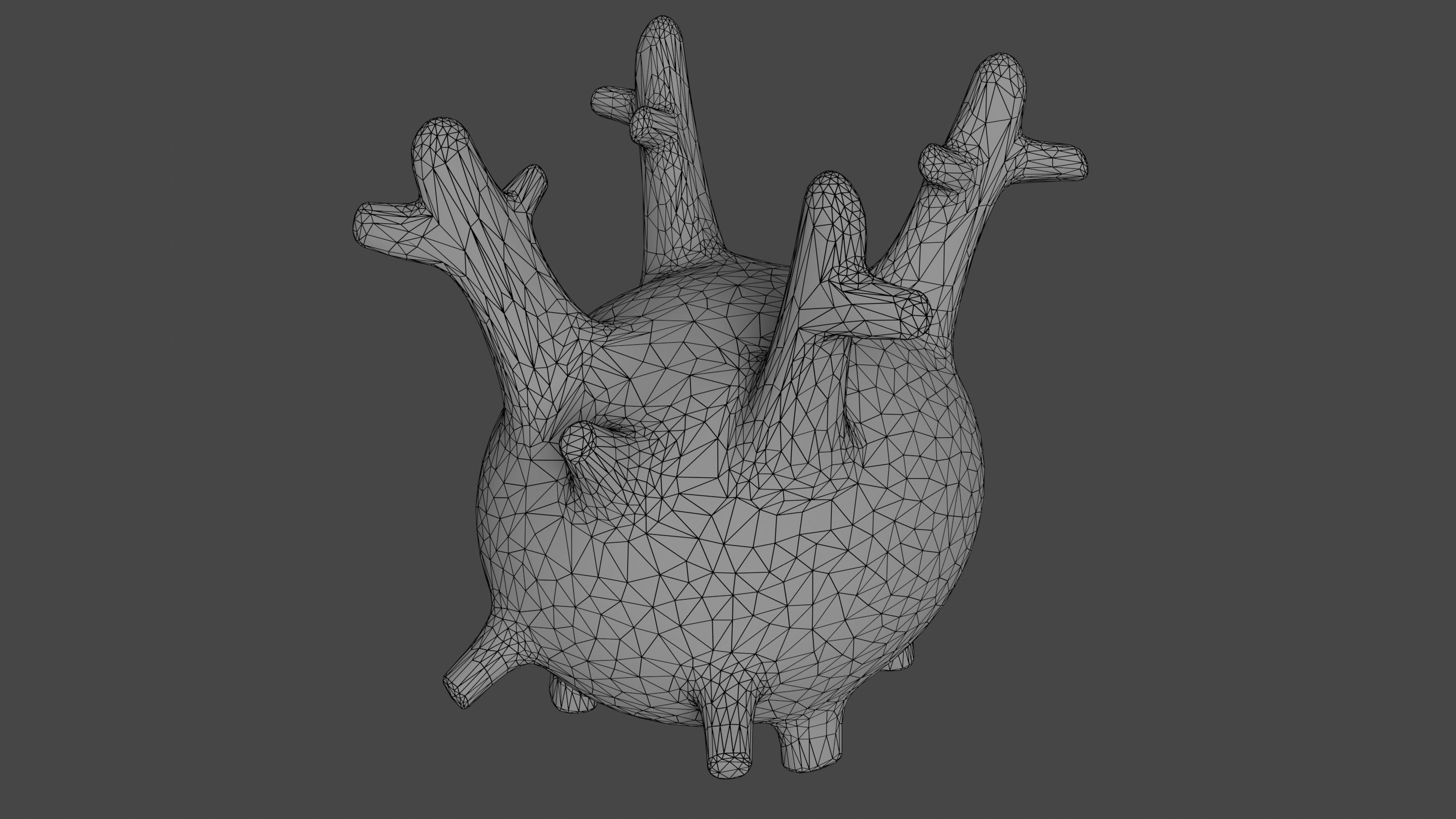 Pokemon Corsola and Shiny Version Low-poly 3D model_3