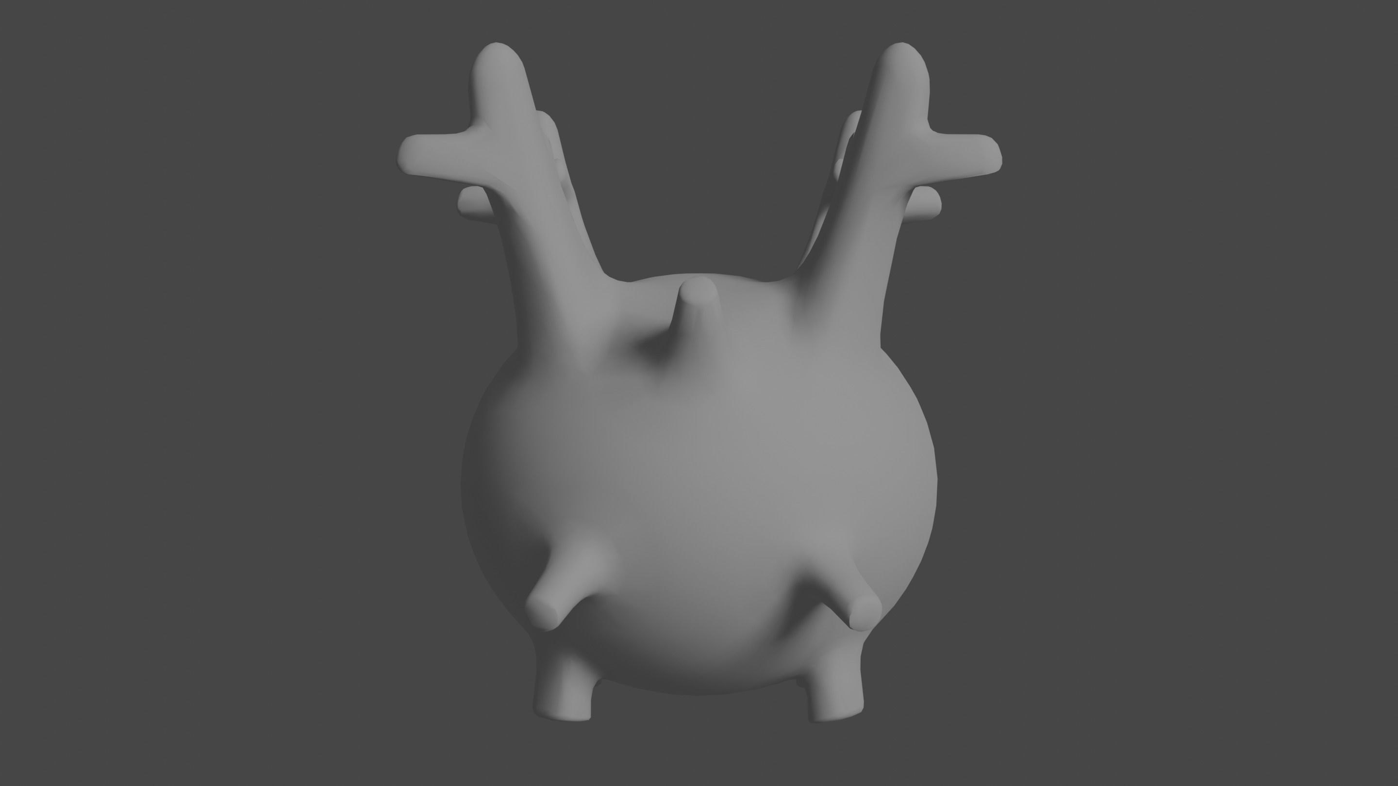 Pokemon Corsola and Shiny Version Low-poly 3D model_7