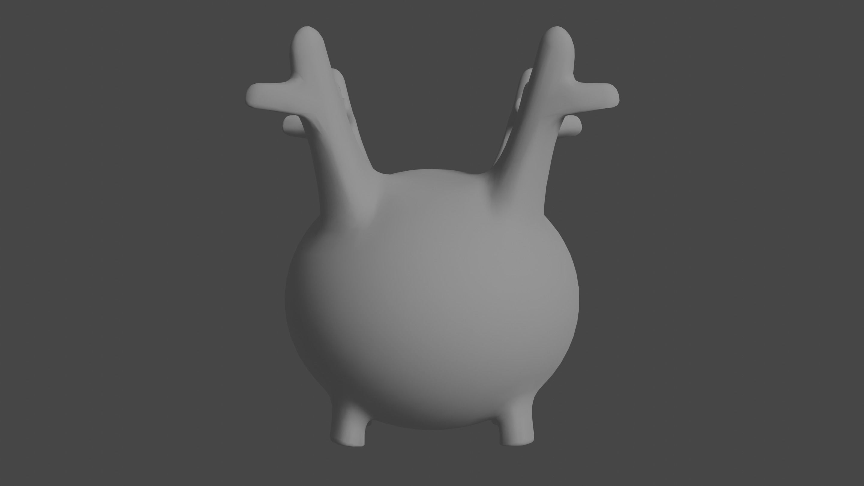 Pokemon Corsola and Shiny Version Low-poly 3D model_14