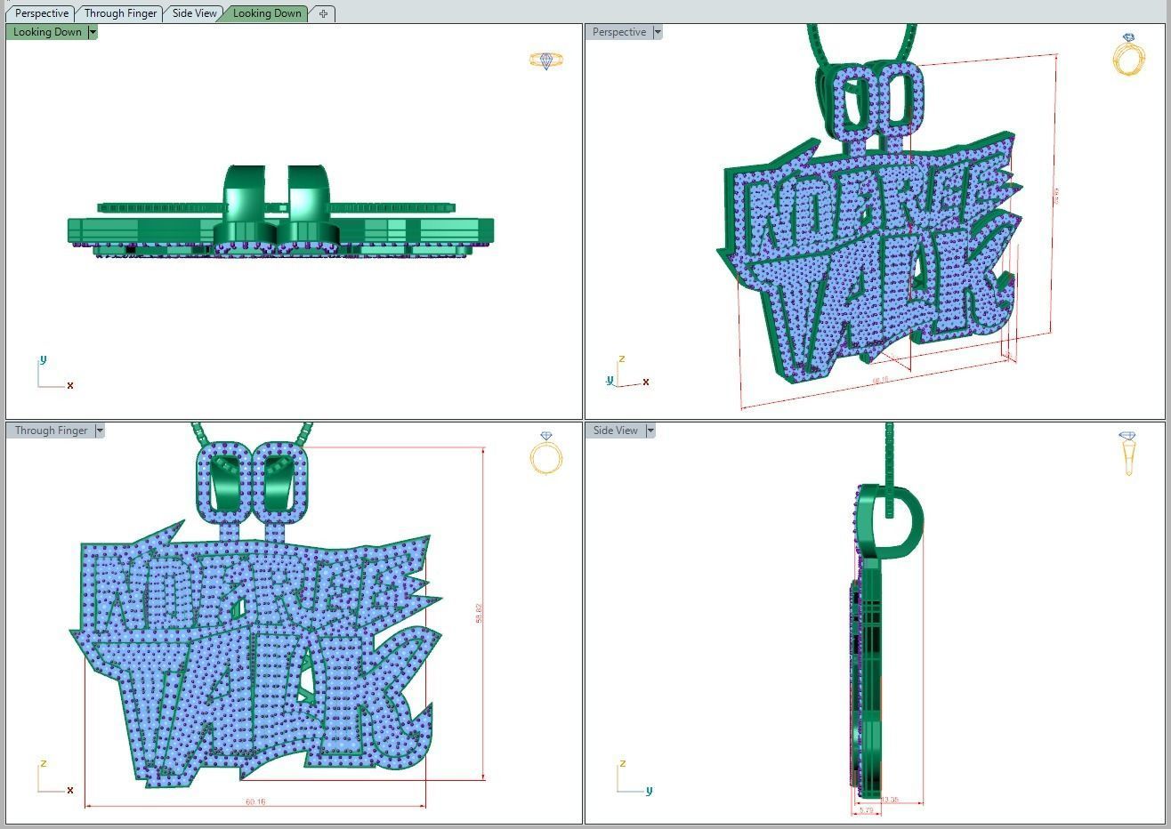 Pendant 510  3D print model_5