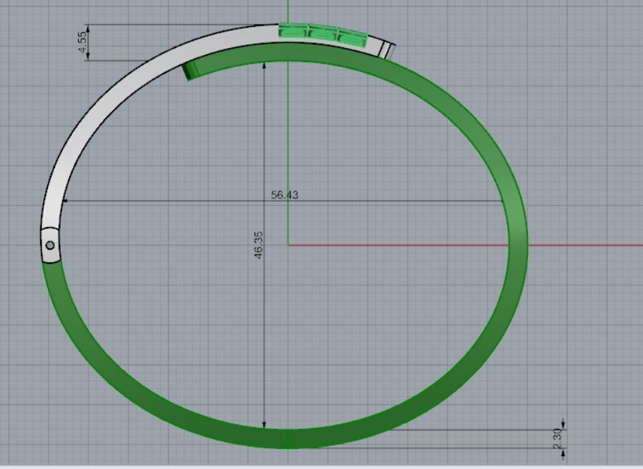 bracelet missika 3D print model_6