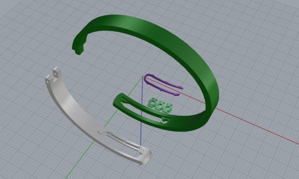 bracelet missika 3D print model_11