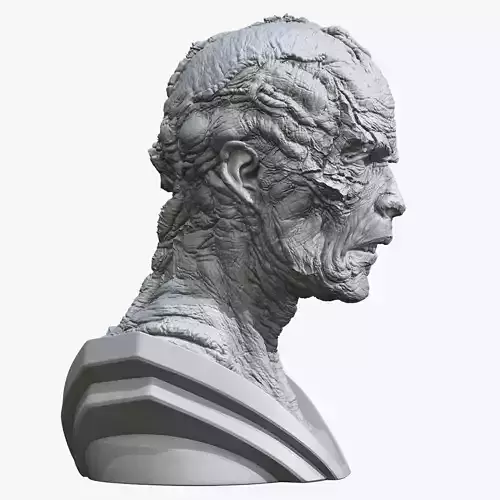 Zombie Bust 3D Print
