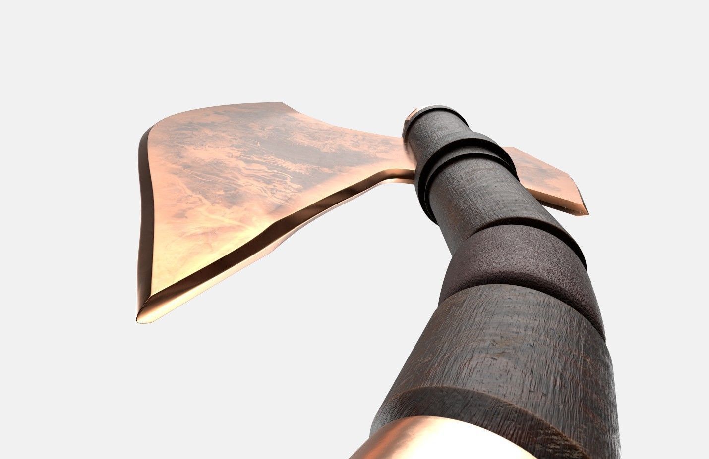 Axe old2 3D model_4