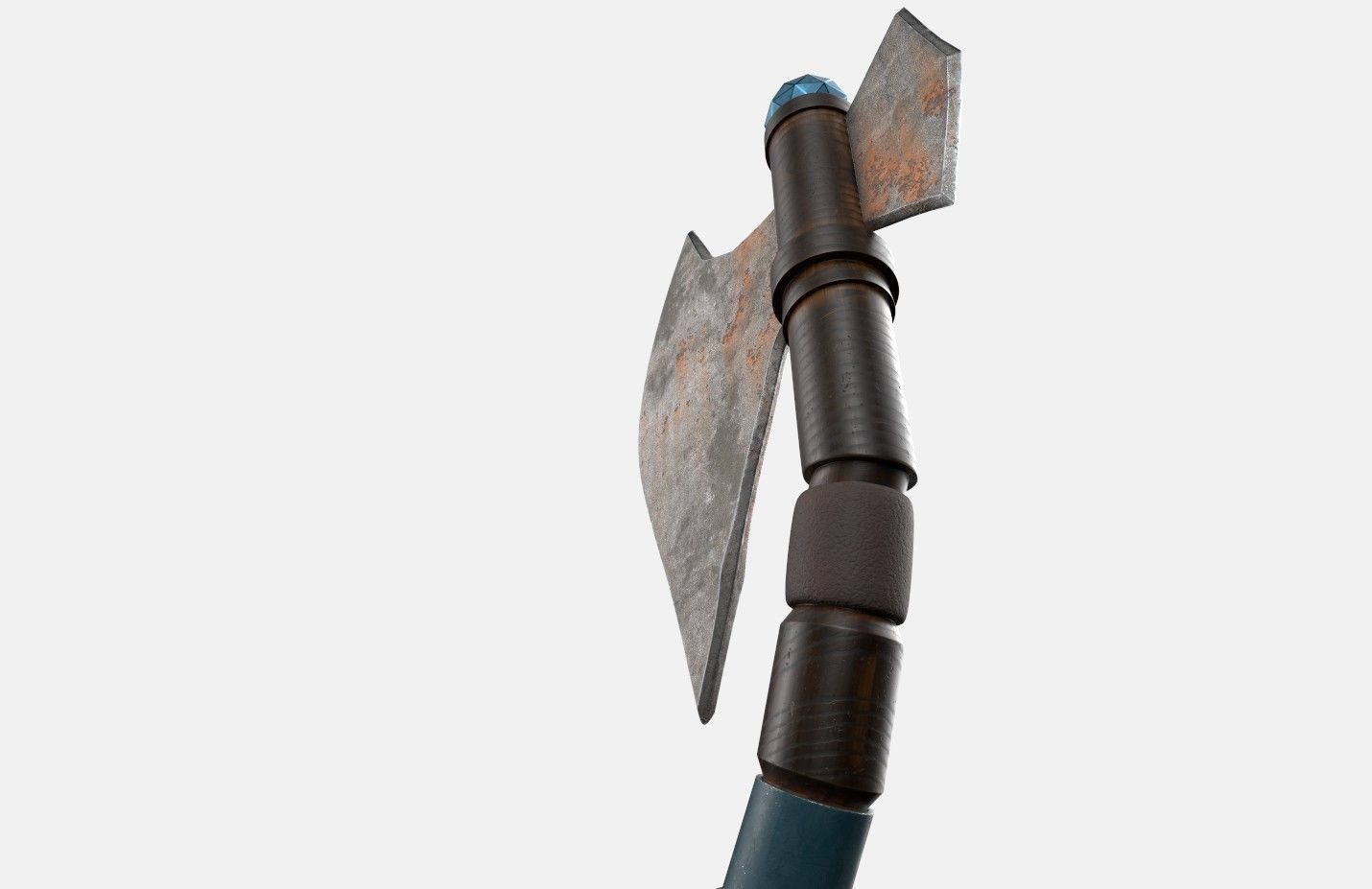 Axe old2 3D model_12