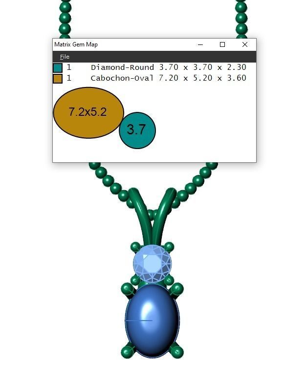 Pendant 511 3D print model_6