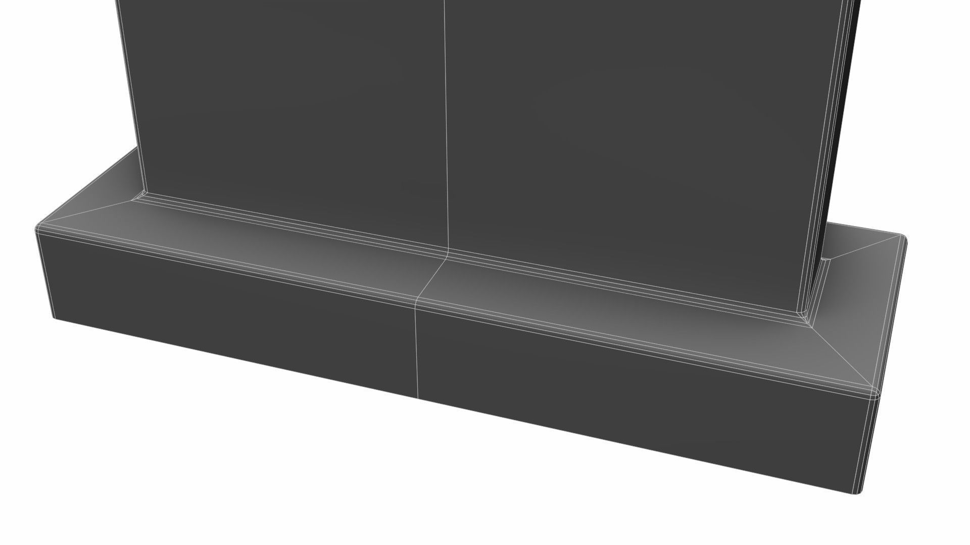 Tombstone gravestone Low-poly 3D model_10