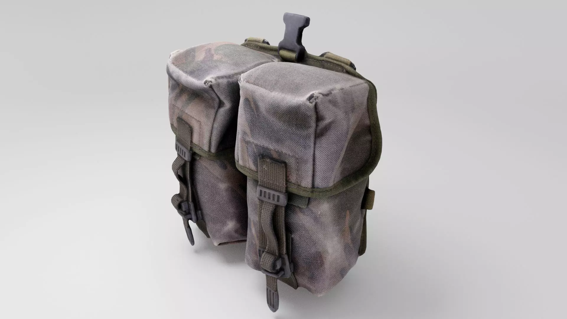 Ammunition army pouch for soldier tactical 3D model