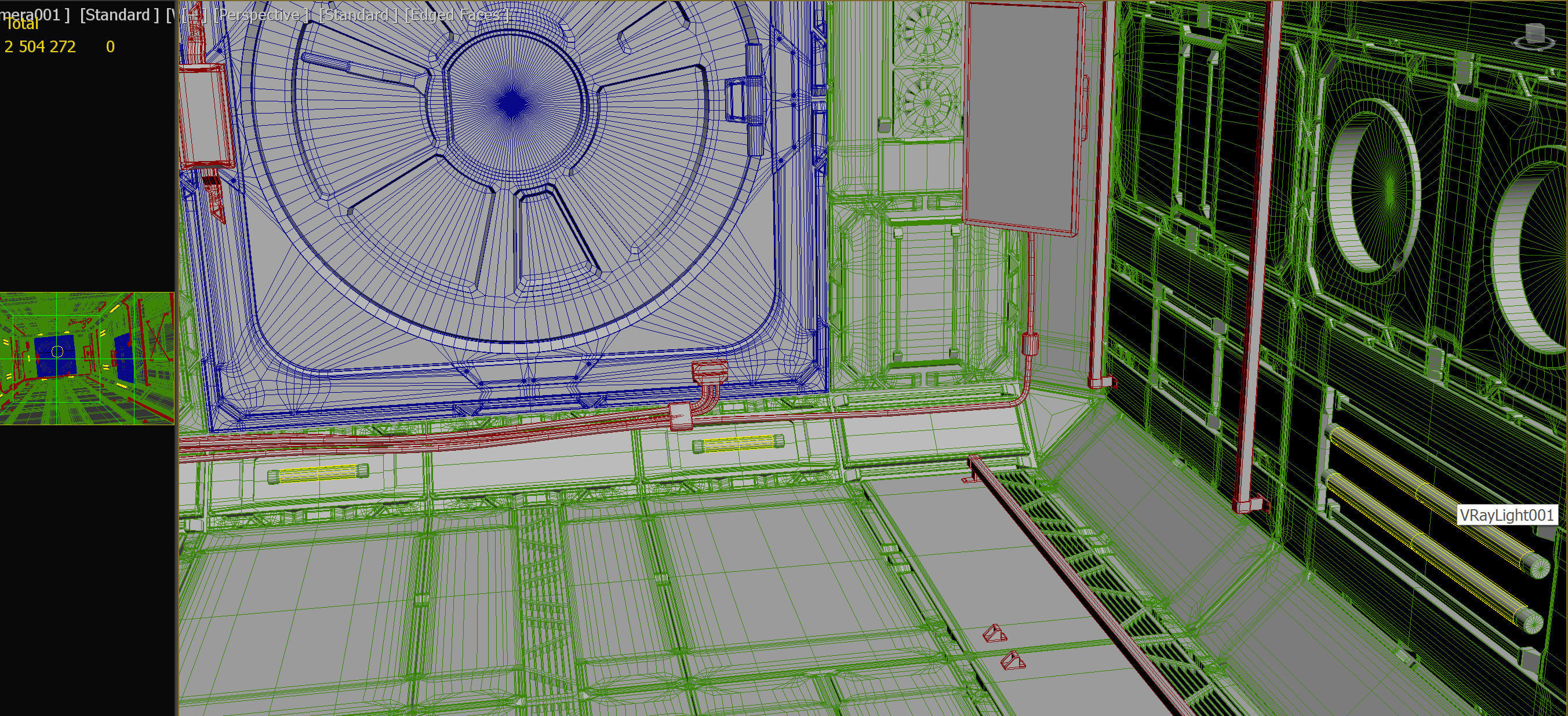 Spaceship Interior 03 Cargo Unit PBR 3D model_11